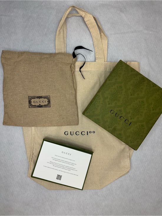 Authentic Gucci GG Reversible Black/Brown Leather Belt W/ Box main image 9